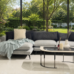 Grey Corner Sofa Set - Mitra