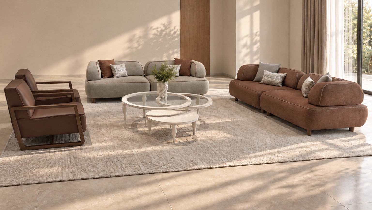 MO1 MODERN SOFA SET-MOOKA - Image 1