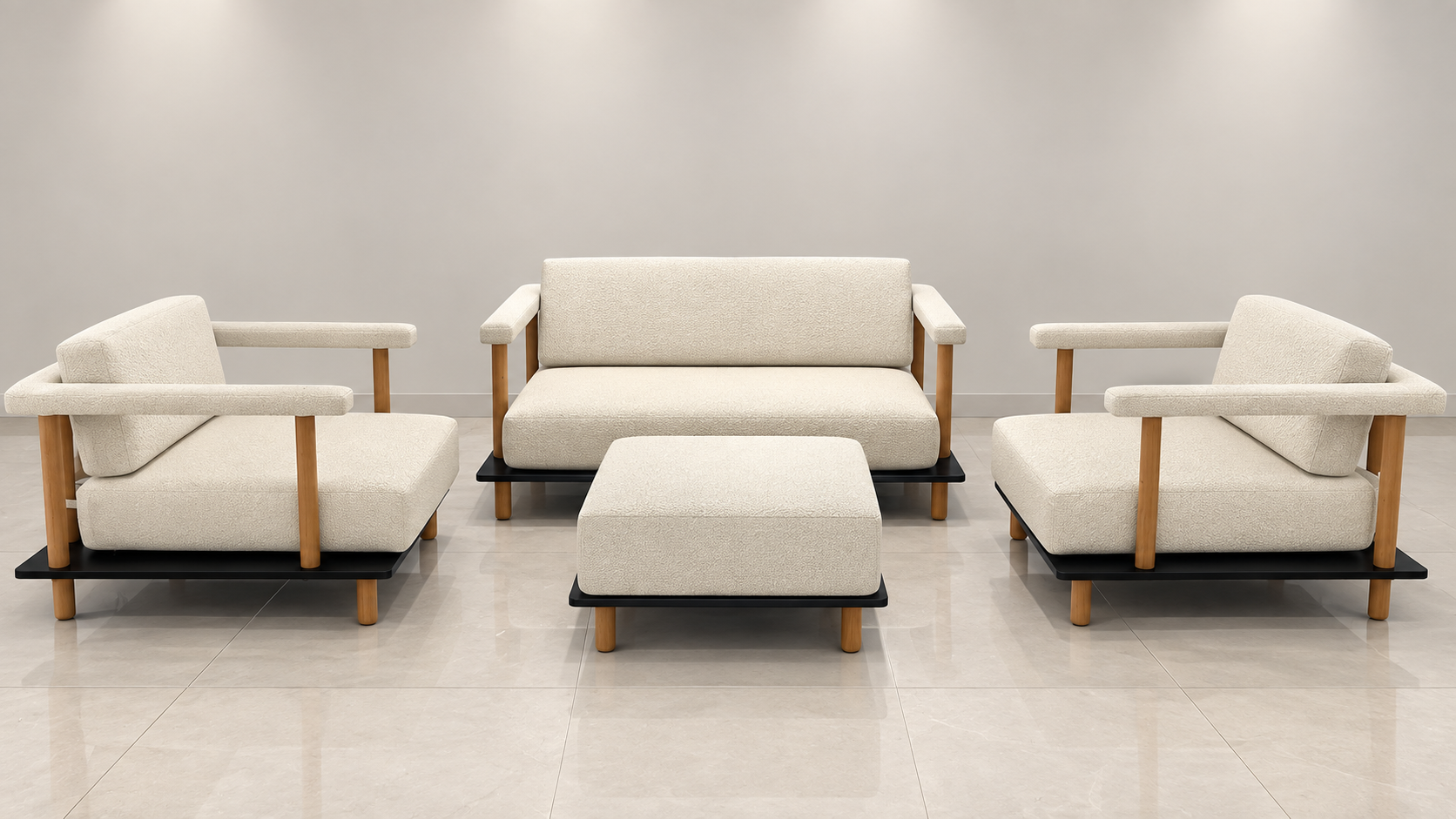 PI1 MODERN SOFA SET-PIA - Image 1